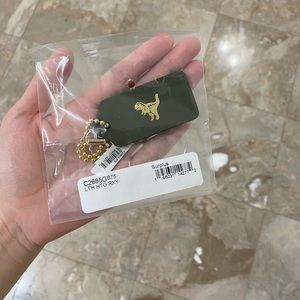 NWT Coach leather HTG T Rex (accessory)